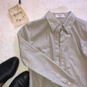 Pinstripe button up from Aritzia